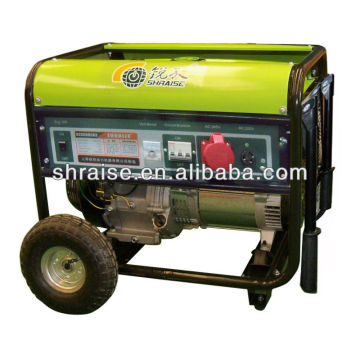 7kw 16hp twin cylinders electric gasoline powered generator set